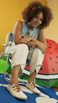 SAPATO VEGANO - MOARA - OFF WHITE