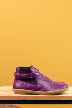 SAPATO VEGANO - TELMA - ROXO REAL