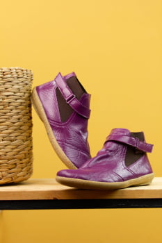 SAPATO VEGANO - TELMA - ROXO REAL