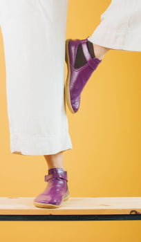 SAPATO VEGANO - TELMA - ROXO REAL