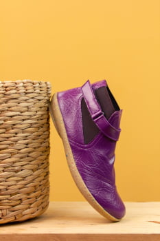 SAPATO VEGANO - TELMA - ROXO REAL