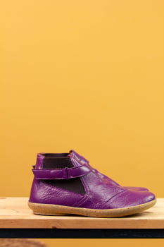 SAPATO VEGANO - TELMA - ROXO REAL