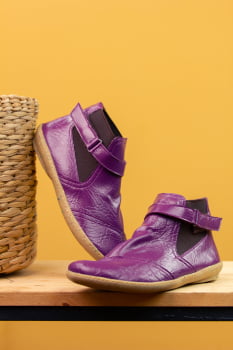 SAPATO VEGANO - TELMA - ROXO REAL