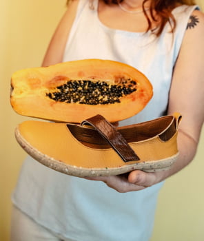 SAPATO VEGANO - ZOE - PAPAIA