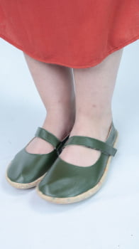 SAPATO VEGANO - ZOE - VERDE SELVA