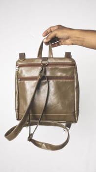 BOLSA/MOCHILA VEGANA - TIM - OLIVA