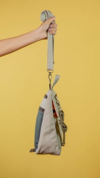 BOLSA/MOCHILA VEGANA - TIM - NEVOEIRO