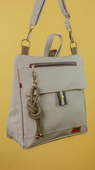 BOLSA/MOCHILA VEGANA - TIM - NEVOEIRO