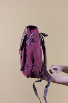 MOCHILA VEGANA - FRÉSIA - UVA