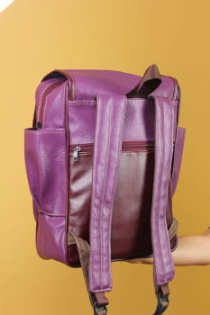 MOCHILA VEGANA - FRÉSIA - UVA