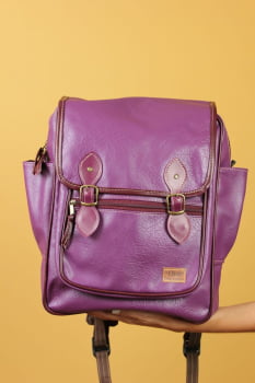 MOCHILA VEGANA - FRÉSIA - UVA