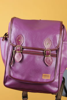 MOCHILA VEGANA - FRÉSIA - UVA