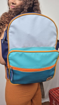 MOCHILA VEGANA - HELENA - LAGOA AZUL