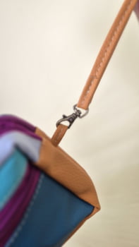 NECESSAIRE VEGANA - AÇUCENA - AZUL 