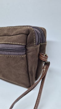 NECESSAIRE VEGANA - AÇUCENA - CAMURÇA CAFÉ