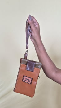 NECESSAIRE PORTA CELULAR VEGANO - CARAMBOLA