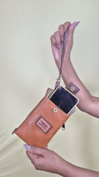 NECESSAIRE PORTA CELULAR VEGANO - CARAMBOLA