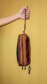NECESSAIRE VEGANA - AÇUCENA - TONS TERROSOS