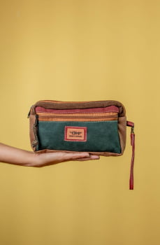 NECESSAIRE VEGANA - AÇUCENA - TONS TERROSOS