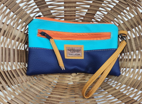 NECESSAIRE VEGANA IPÊ - LAGOA AZUL