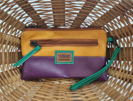 NECESSAIRE VEGANA IPÊ - LAPÍS DE COR