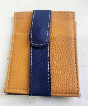 PORTA CARTÃO VEGANO - PAPAIA