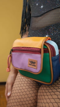 POCHETE VEGANA - JANIS - LÁPIS DE COR