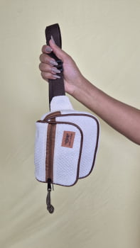 POCHETE VEGANA - JANIS - LINHO CRU