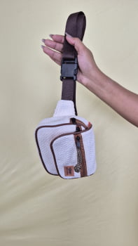 POCHETE VEGANA - JANIS - LINHO CRU