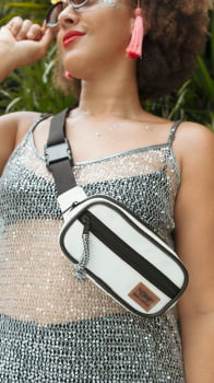 POCHETE VEGANA - FREVO - BRANCA