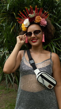 POCHETE VEGANA - FREVO - BRANCA