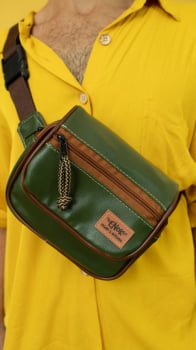 POCHETE VEGANA - JANIS - VERDE SELVA